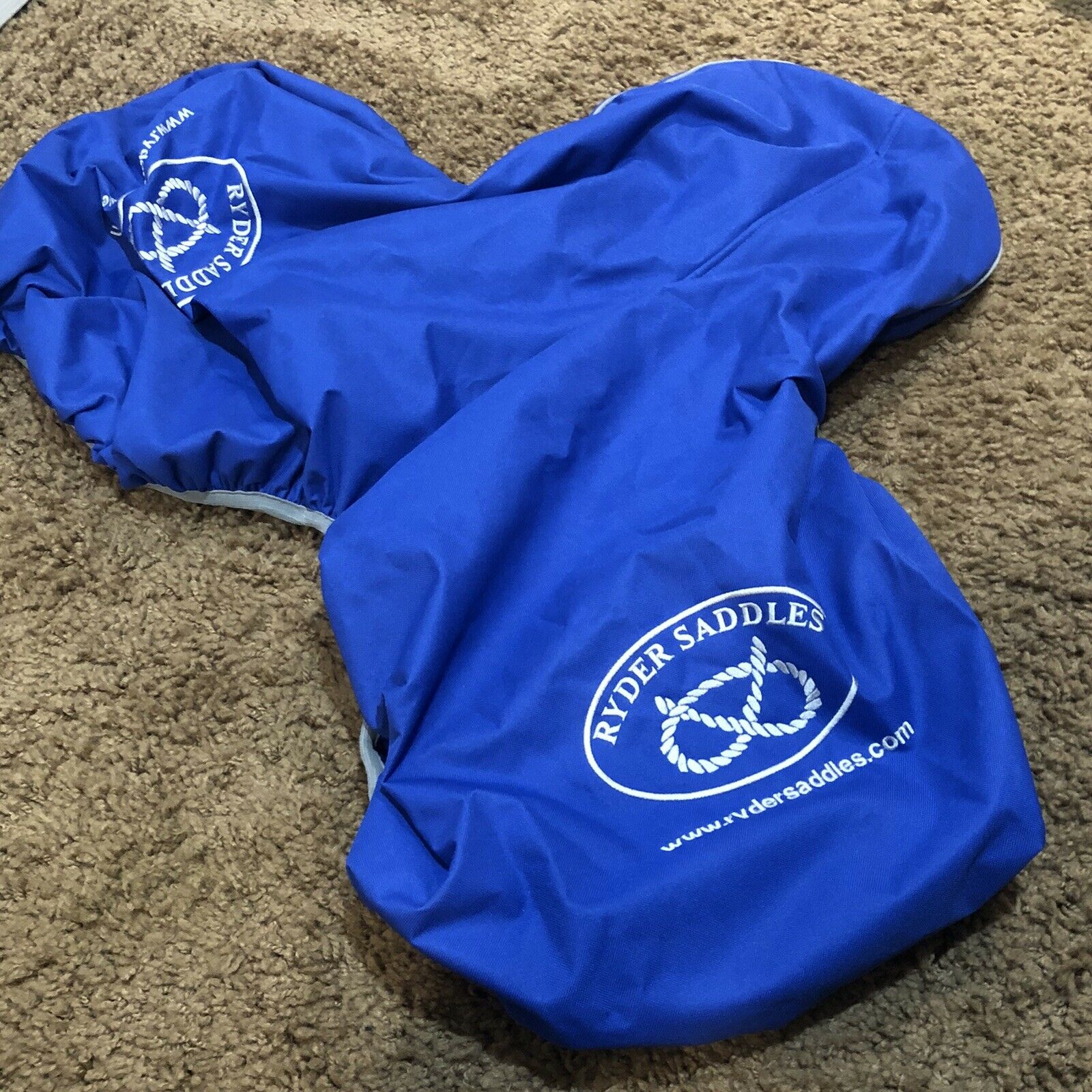 Ryder Saddle Cover Fleece Lined Blue NEW - Fresh Stock Dated December 2025