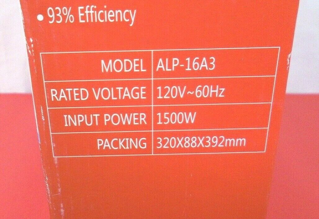 Ailipu Portable Induction Cooker 1500w Countertop Burner Hot Plate  ALP-16A3 - Fresh Stock Dated February 2026