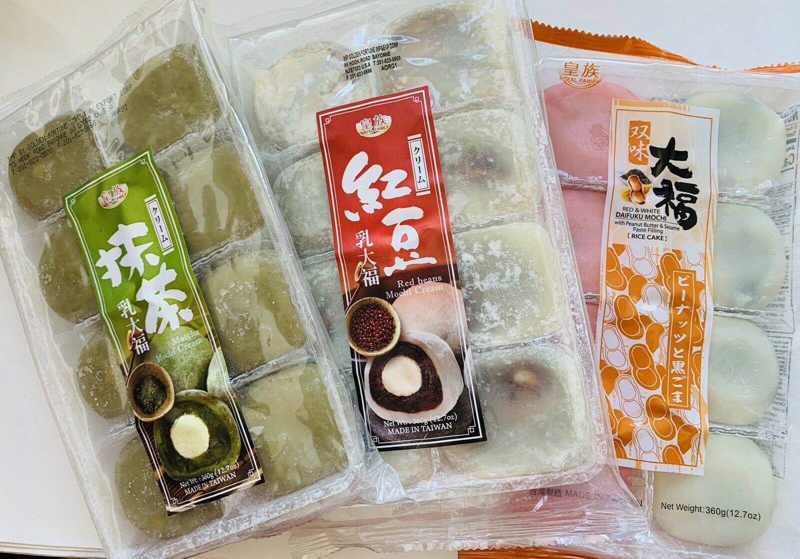 Daifuku Mochi - Japanese Dessert 8 Pieces Per Pack Various Flavors to Choose - Fresh Stock Dated December 2025