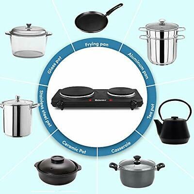 Elite Gourmet Countertop Electric Hot Burner Temperature Controls Power Indic... - Fresh Stock Dated December 2025