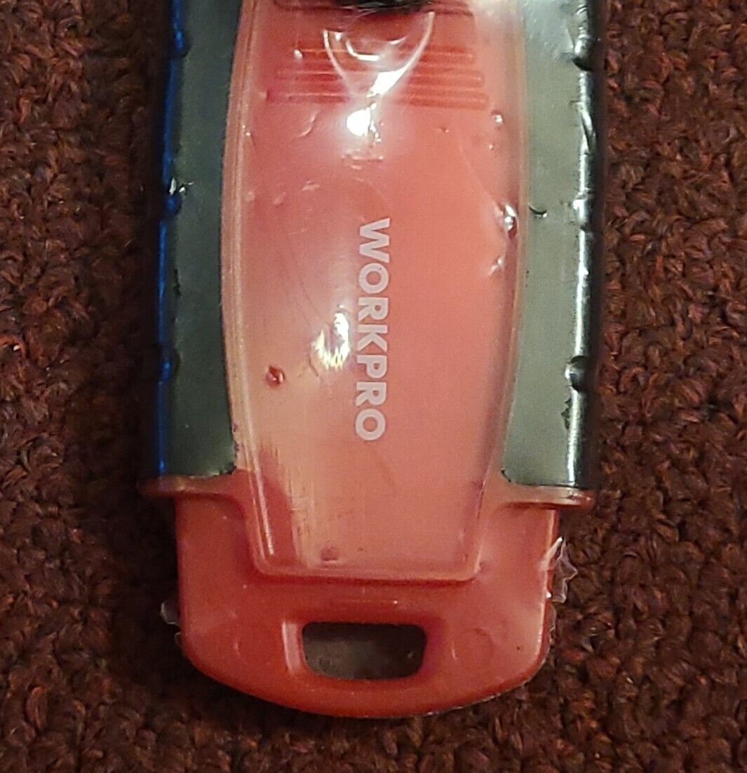 NEW WORKPRO SOFT GRIP RAZOR BLADE SCRAPER MINI 1279097 - Fresh Stock Dated February 2026