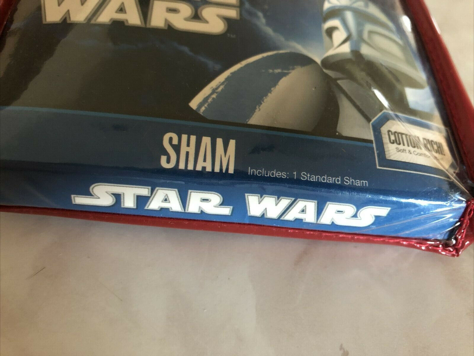 2011 Star Wars Pillow Sham Pillow Case NEW! Sealed! - Fresh Stock Dated December 2025