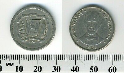Dominican Republic 1981 - 25 Centavos Copper-Nickel Coin - Juan Pablo Duarte - Fresh Stock Dated February 2026