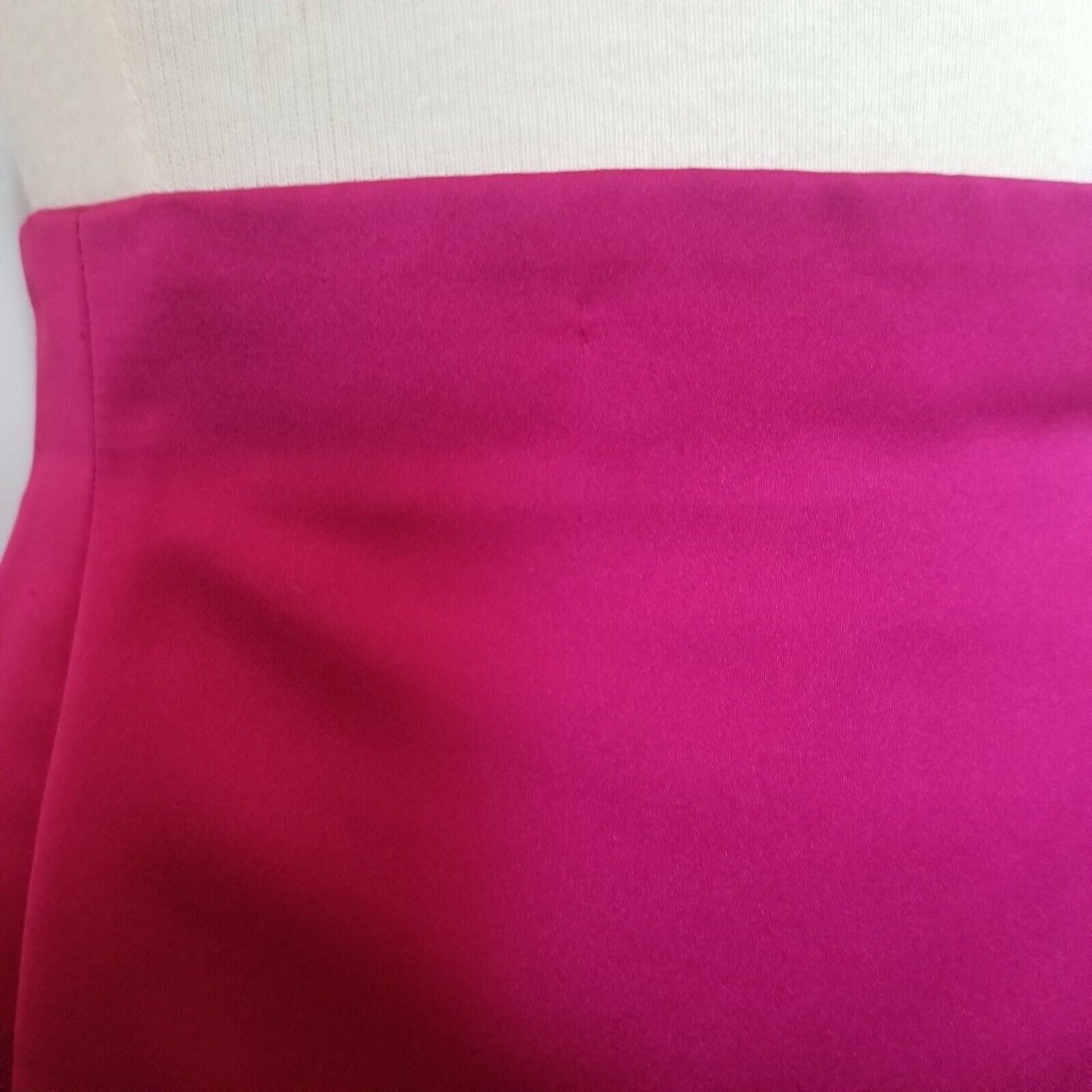 Vintage 80s Anne Klein II Magenta hot Pink high waist mini skirt new wave - Fresh Stock Dated March 2026