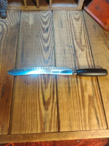 VINTAGE 1930 GENEVA CUTLERY LINDSAY BREAD KNIFE W SWASTIKA LOGO USA RARE - Fresh Stock Dated December 2025