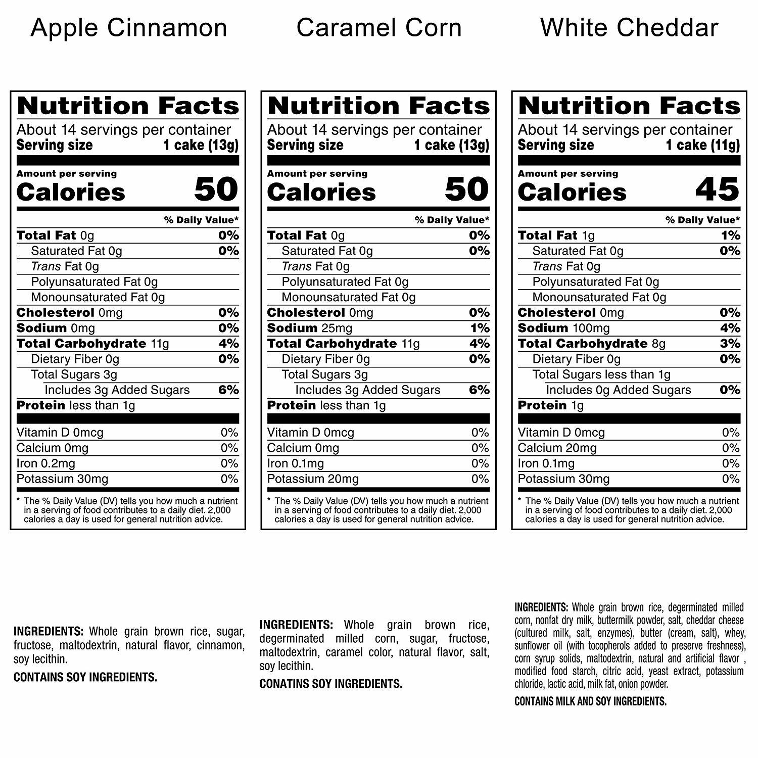 Quaker Rice Cakes, Variety Pack, 6 Bags...... - Fresh Stock Dated December 2025