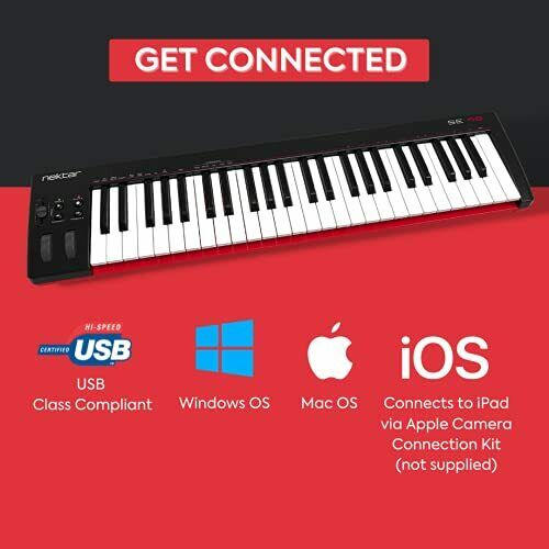 , 49-Key Midi Controller (SE49), Black white Grey - Fresh Stock Dated February 2026