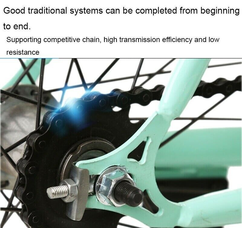 ROAD BIKE FIXED-GEAR SPORT BICYCLE SINGLE SPEED RARE DRUM BRAKE RACE CYCLE 26