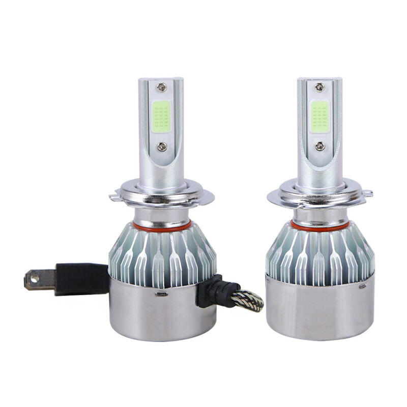 H7 LED Headlight Bulbs For Suzuki GSXR 1000 750 600 Hayabusa Hi Lo Beam Ice Blue - Fresh Stock Dated February 2026