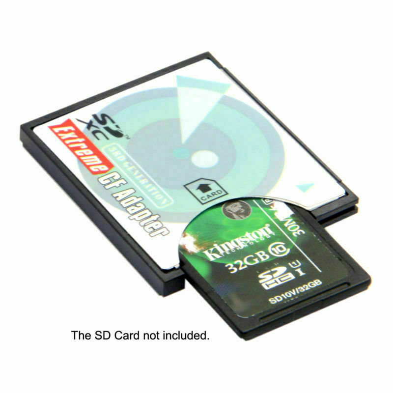 Xiwai Cable SDHC SDXC SD - CF Compact Flash Memory Card Adapter Reader  Camera - Fresh Stock Dated February 2026