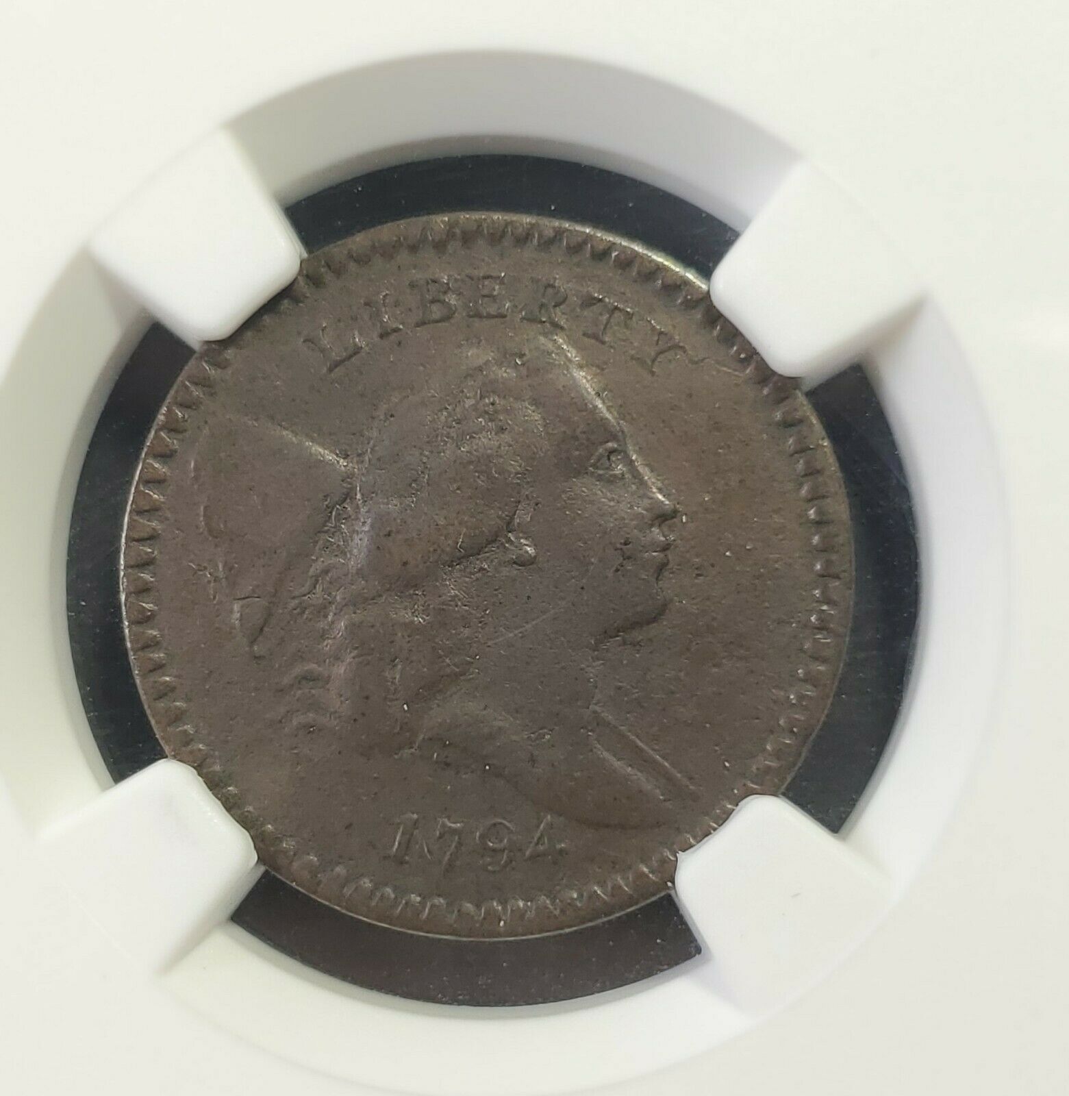 1794 Liberty Cap Half Cent NGC XF Details ENV. DMG. - Fresh Stock Dated February 2026
