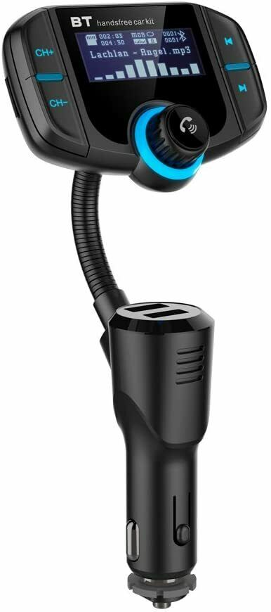Wireless Bluetooth FM Transmitter Adapter Car Hands-free For iPhone Samsung LG - Fresh Stock Dated February 2026