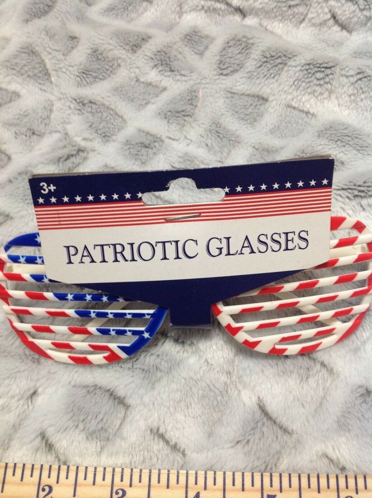 U.S.A. Red White And Blue Patriotic Glasses - Fresh Stock Dated February 2026