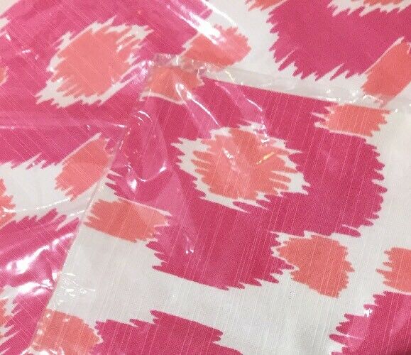 NWT Pottery Barn Kids Pink MULTI IKATE DECORATIVE Pillow Cover 20 x 20