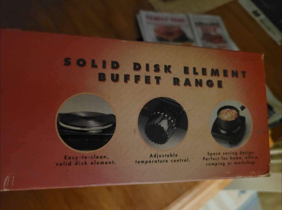 Toastmaster 6431 Eclipsed Single Burner. New in Box. - Fresh Stock Dated February 2026