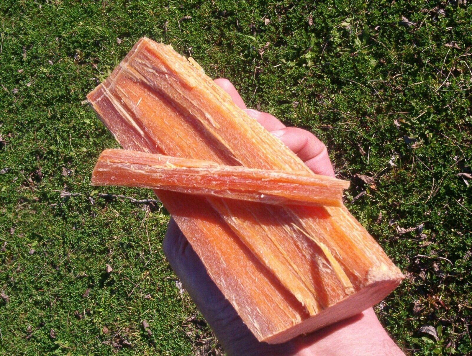 Fat Lighter Fatwood Blocks 1 Lb. Mail Wt. Kindling Fire Starters Wood # 1 Tinder - Fresh Stock Dated December 2025