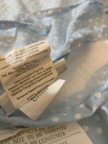 (1) Pottery Barn Kids Quilted Pink Daisy Flowers Pillow Cover Sham - Fresh Stock Dated December 2025