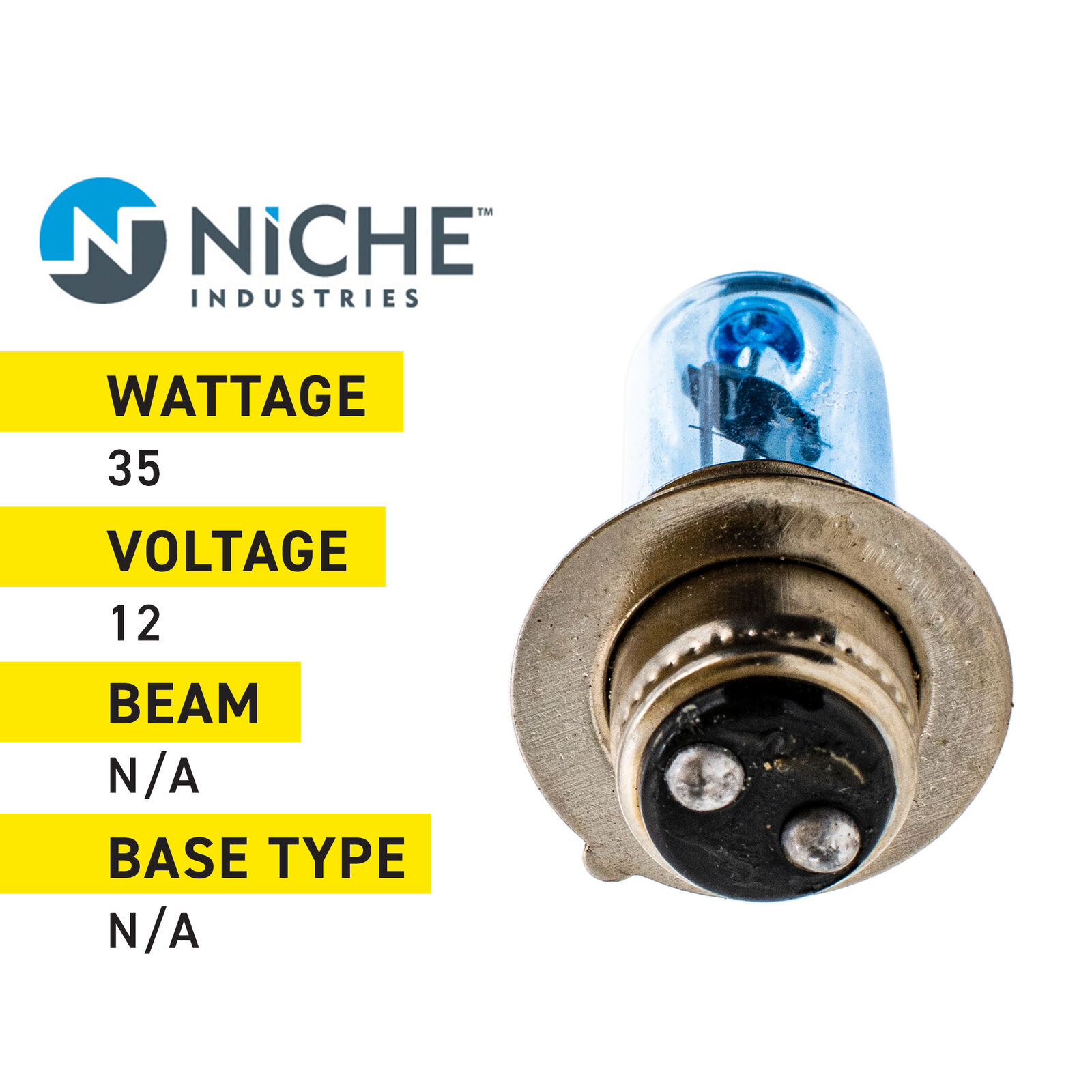 Headlight Bulb for Yamaha YZF R6 R1 XT250 TW200 FZ1 FZ6 Honda CRF250X Kawasaki - Fresh Stock Dated February 2026