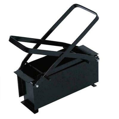 Paper Log Briquette Maker Black Steel Manual Press Machine for Fire Sove Durable - Fresh Stock Dated December 2025