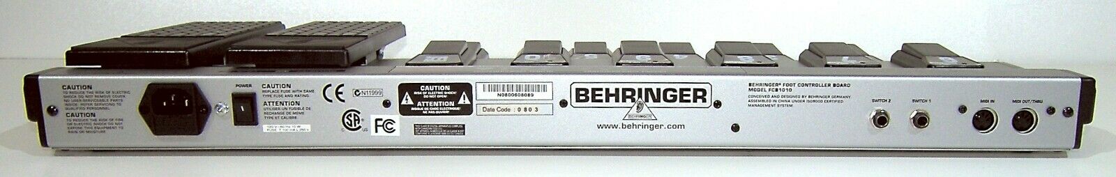 🔥【NEW in BOX】Behringer FCB1010 Ultra-Flexible MIDI Foot Controller💥GUARANTY - Fresh Stock Dated February 2026
