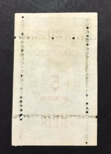 Macau 1887 Fiscal Stamps Surch 5r Fine - Fresh Stock Dated February 2026