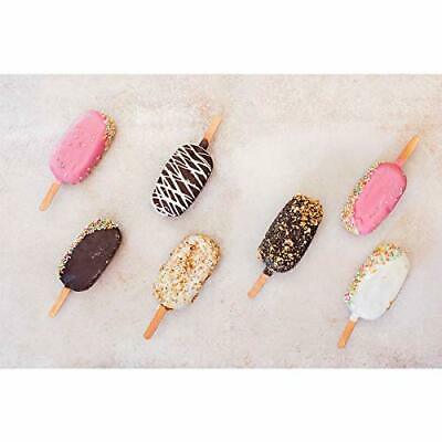 Flat Silicone Popsicle Molds for Kids BPA-Free, DIY Ice Pop Molds with Red - Fresh Stock Dated February 2026