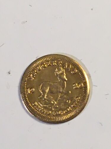 1980 Mini Krugerrand By the international monetary mint + Tiny Lincoln Cent - Fresh Stock Dated February 2026