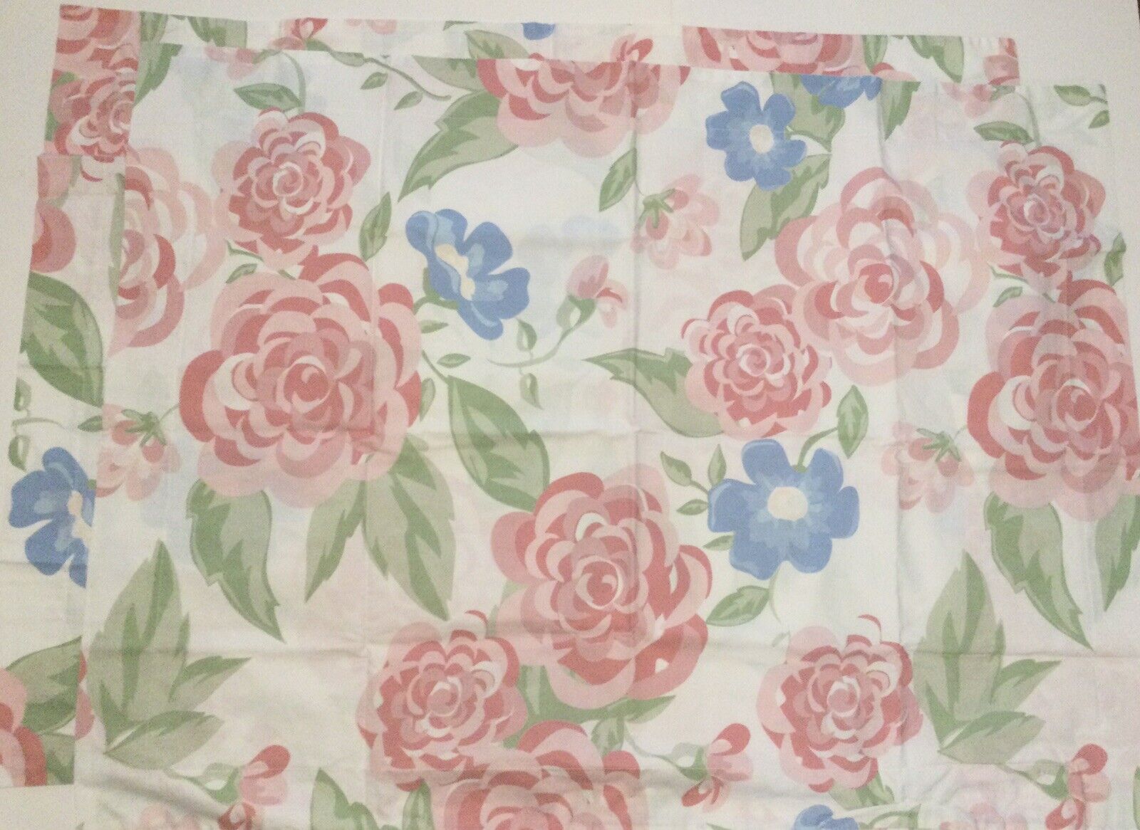 Set of 2 Pottery Barn Kids Standard Floral Pillow Shams Pink Blue Green White - Fresh Stock Dated February 2026