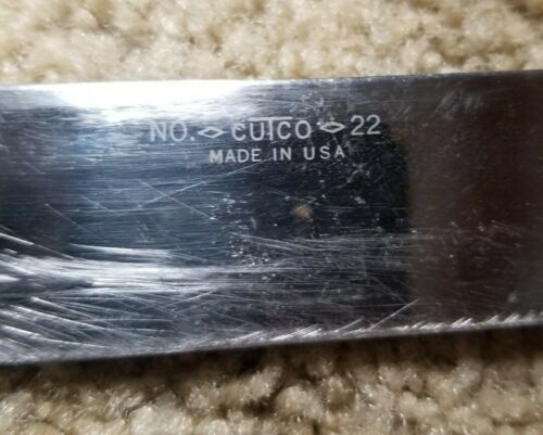 Cutco No. 22 Knife Brown Handle USA Vintage Antique - Fresh Stock Dated December 2025