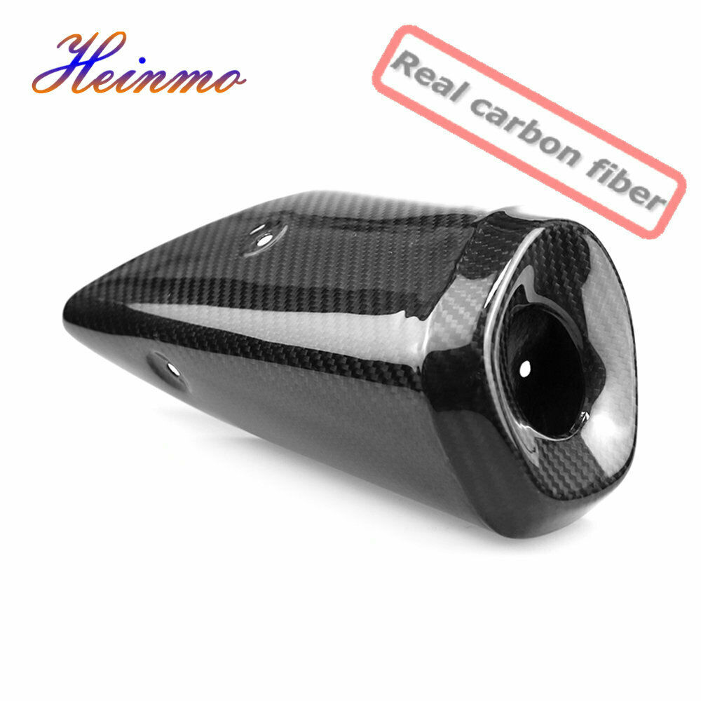Carbon Fiber Muffler Exhaust Pipe Cover Heat Shield For Yamaha MT-07 FZ-07 14-17 - Fresh Stock Dated February 2026