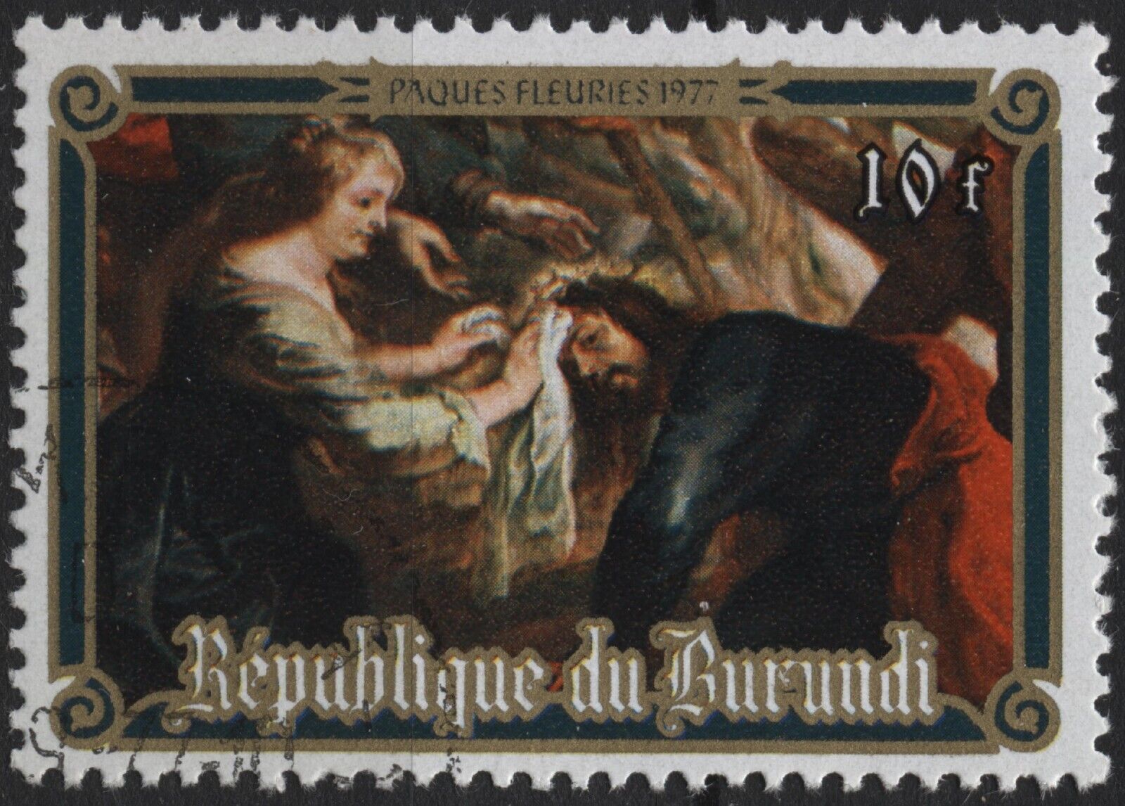 Burundi 1977 #507,508,509 - 10fr-27fr paintings by Rubens, used - Fresh Stock Dated January 2026