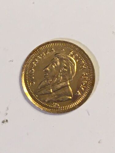1980 Mini Krugerrand By the international monetary mint + Tiny Lincoln Cent - Fresh Stock Dated February 2026