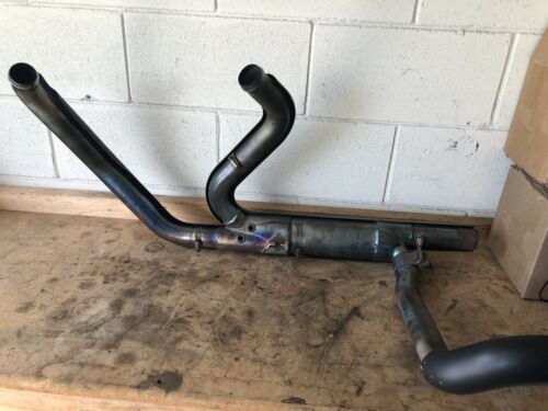 2009-2016 HARLEY DAVIDSON TOURING HEADER EXHAUST HEAD PIPE W/ HEAT SHIELDS OEM - Fresh Stock Dated February 2026