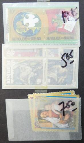 EDW1949SELL : BURUNDI Collection of VF, Mint NH sets & S/S. Scott Catalog 0. - Fresh Stock Dated December 2025