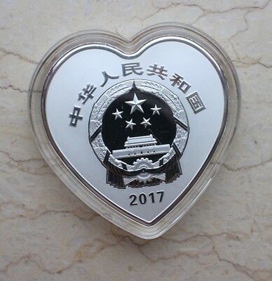 China 2017 30g Silver Coin - Chinese Auspicious Culture - Bing Di Tong Xin - Fresh Stock Dated December 2025