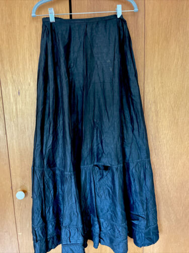3 Antique Victorian Skirts 1900-1910 Edwardian Goth Vintage Lot Silk Cotton - Fresh Stock Dated February 2026