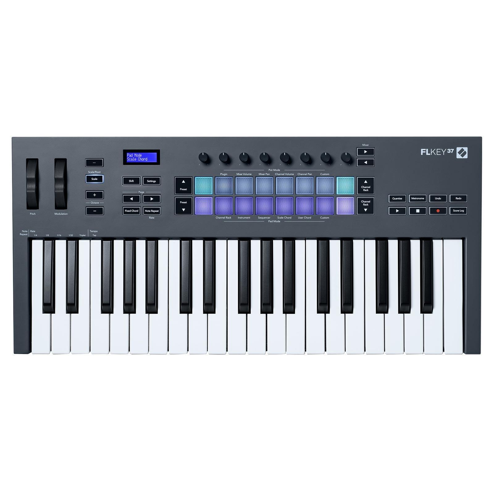 Novation FLkey 37 Key Full-Size MIDI Keyboard Controller w Pads - Fresh Stock Dated February 2026