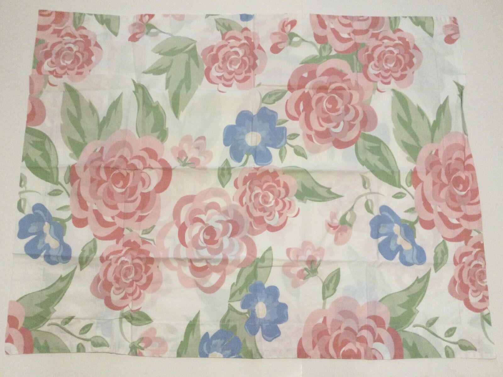 Set of 2 Pottery Barn Kids Standard Floral Pillow Shams Pink Blue Green White - Fresh Stock Dated February 2026