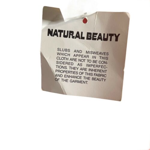 NWT Vintage Lauren Matthews 100% Linen Wrap Orange Deadstock Lined Size 4 Skirt - Fresh Stock Dated February 2026