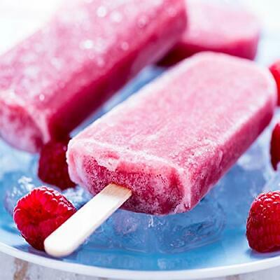 Flat Silicone Popsicle Molds for Kids BPA-Free, DIY Ice Pop Molds with Red - Fresh Stock Dated February 2026