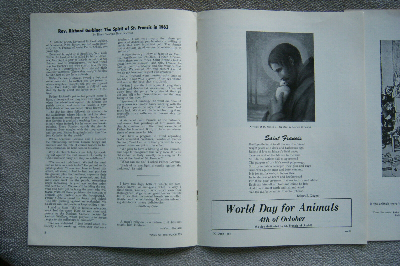 VOICE OF THE VOICELESS set of 2 October 1963 & February 1964 Calore Publications - Fresh Stock Dated December 2025