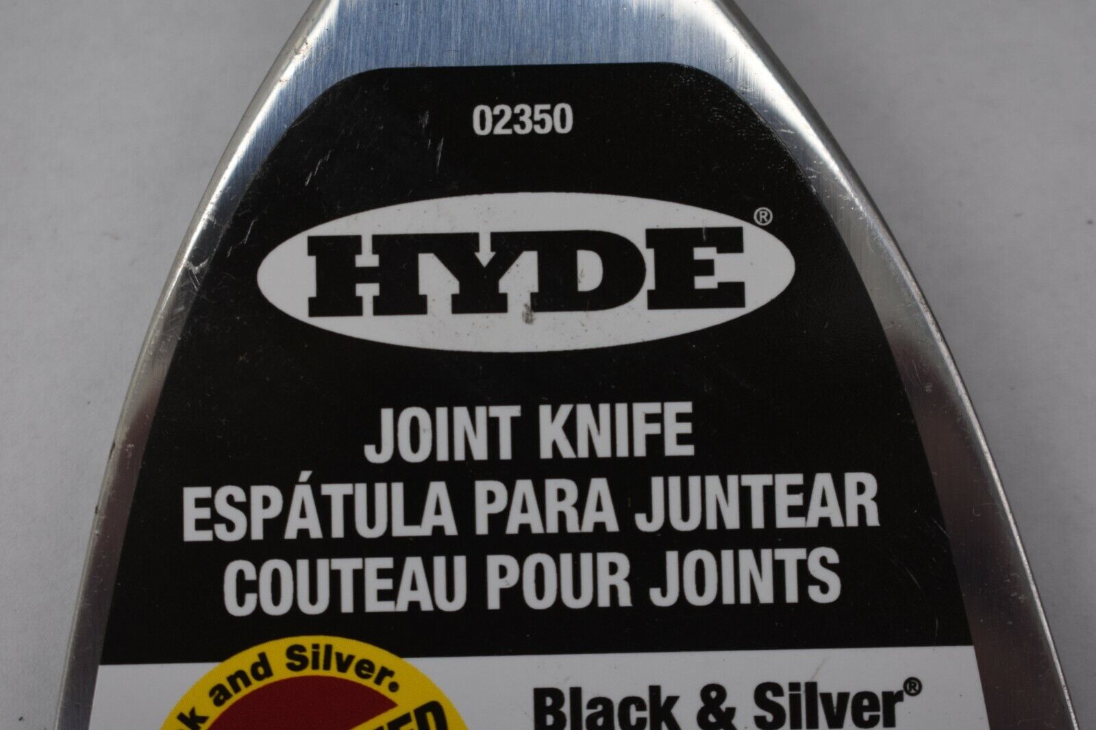 Hyde Black & Silver With Carbon Steel Chiseled-Edge Paint Flex Scraper 3