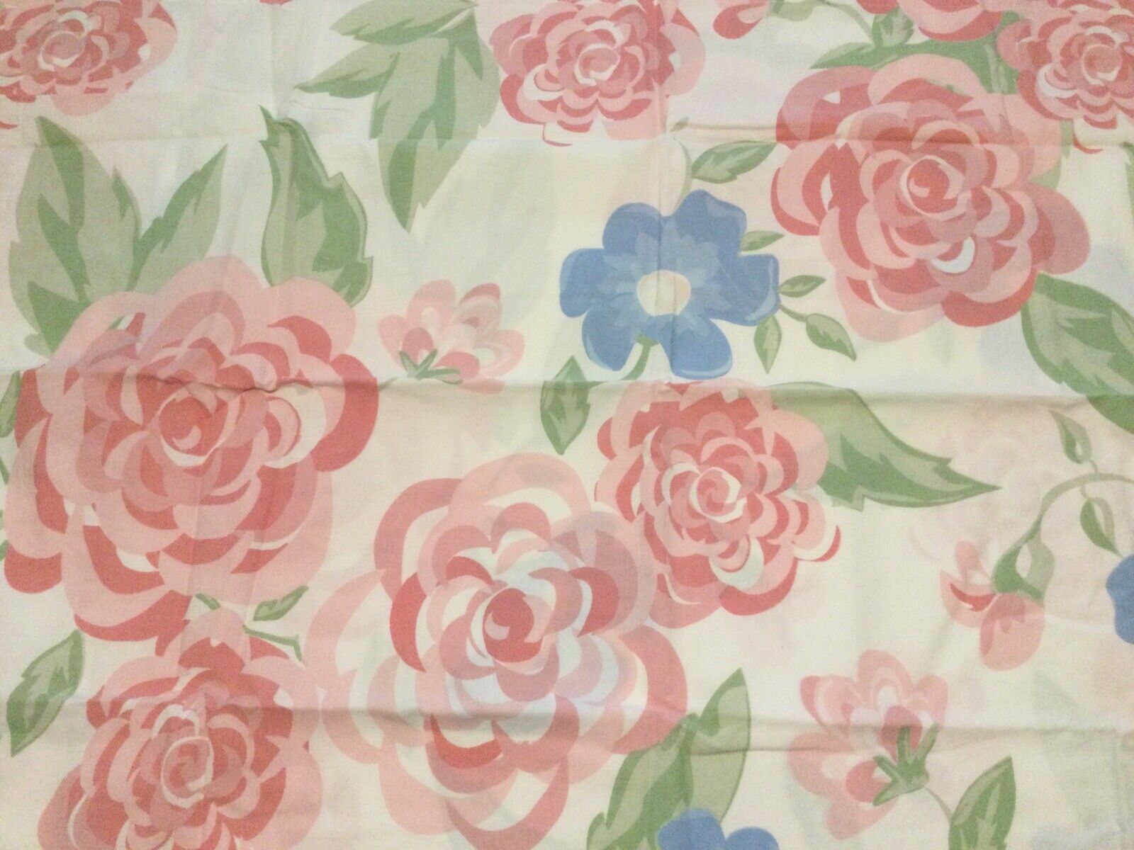 Set of 2 Pottery Barn Kids Standard Floral Pillow Shams Pink Blue Green White - Fresh Stock Dated February 2026