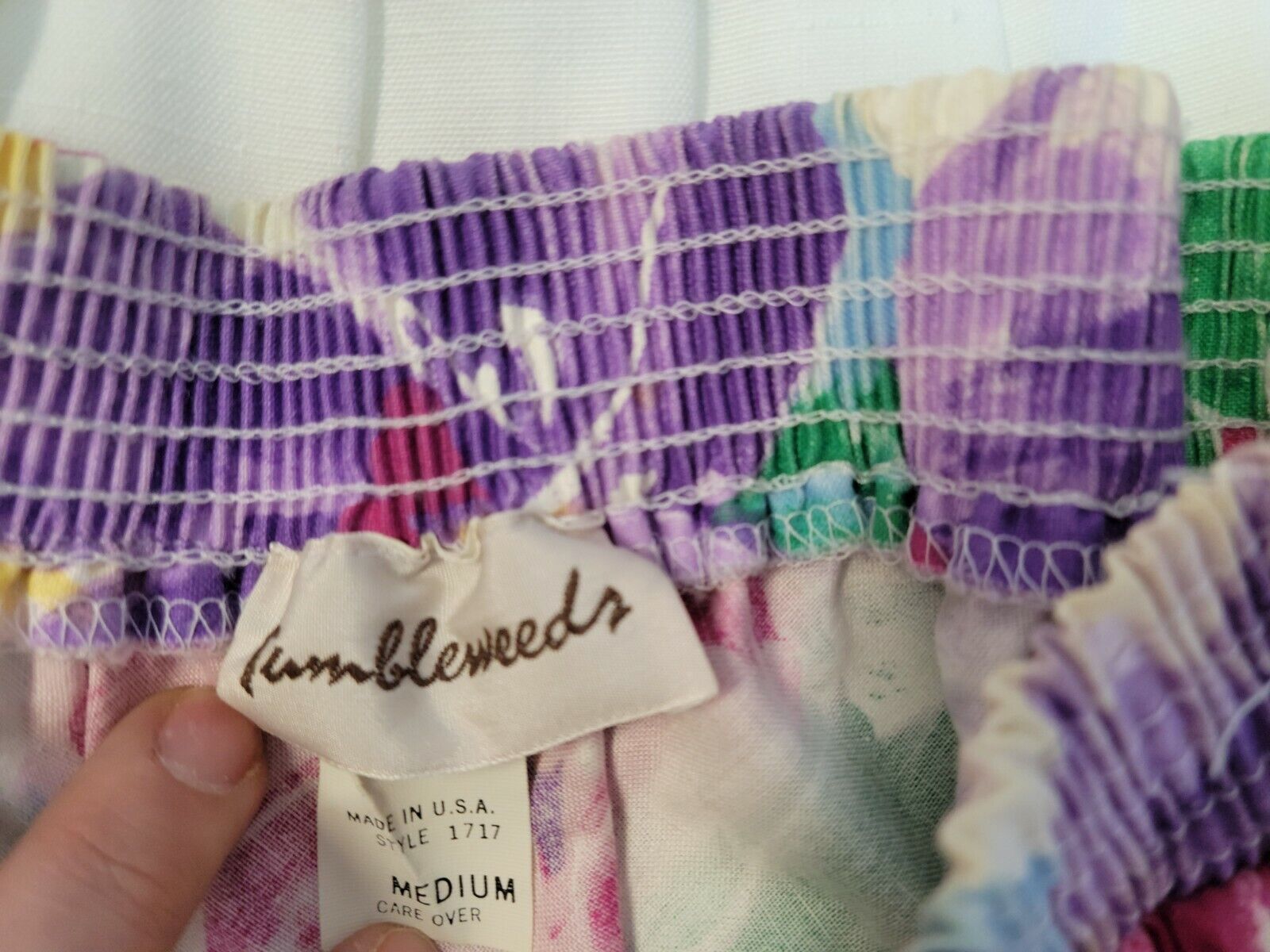 2 Vintage Tumbleweeds Liz Baker Cotton Midi Floral Pleated Skirt Lot Pockets EUC - Fresh Stock Dated March 2026