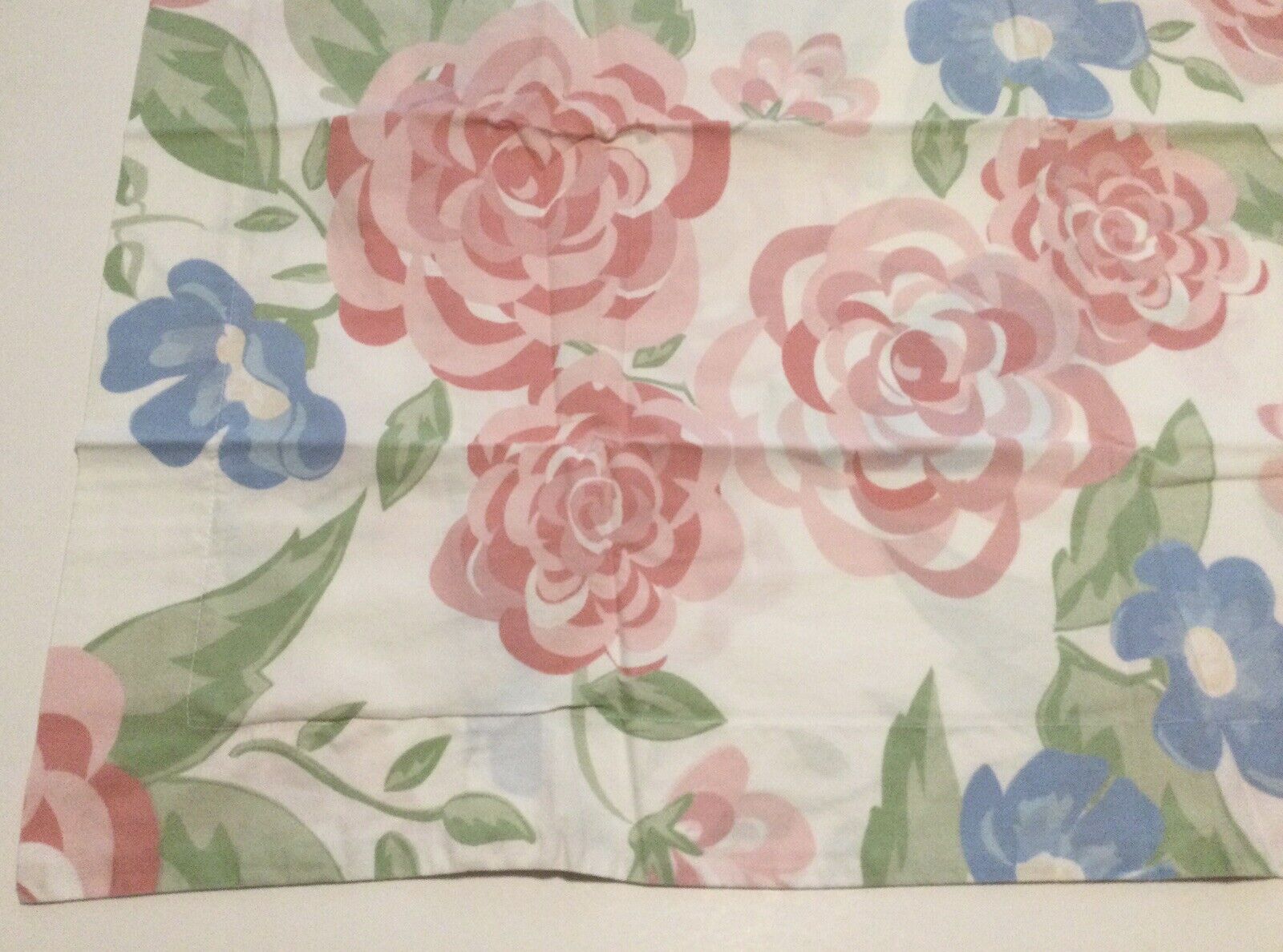 Set of 2 Pottery Barn Kids Standard Floral Pillow Shams Pink Blue Green White - Fresh Stock Dated February 2026