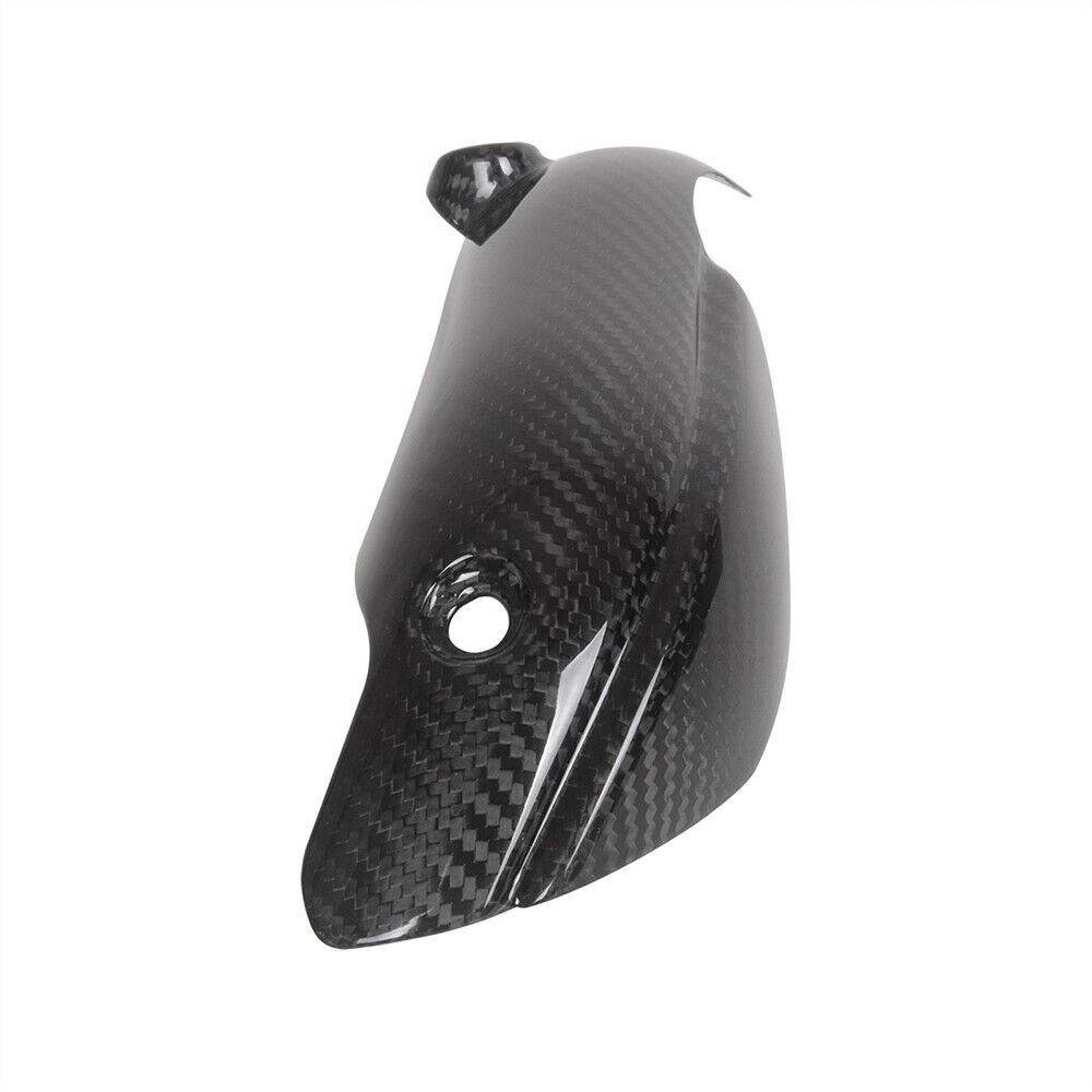 For Yamaha YZF-R1 100% Carbon Fiber Exhaust Pipe Cover Heat Shield Protect Gloss - Fresh Stock Dated February 2026