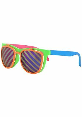 Neon Flip Up Glasses - Fresh Stock Dated February 2026