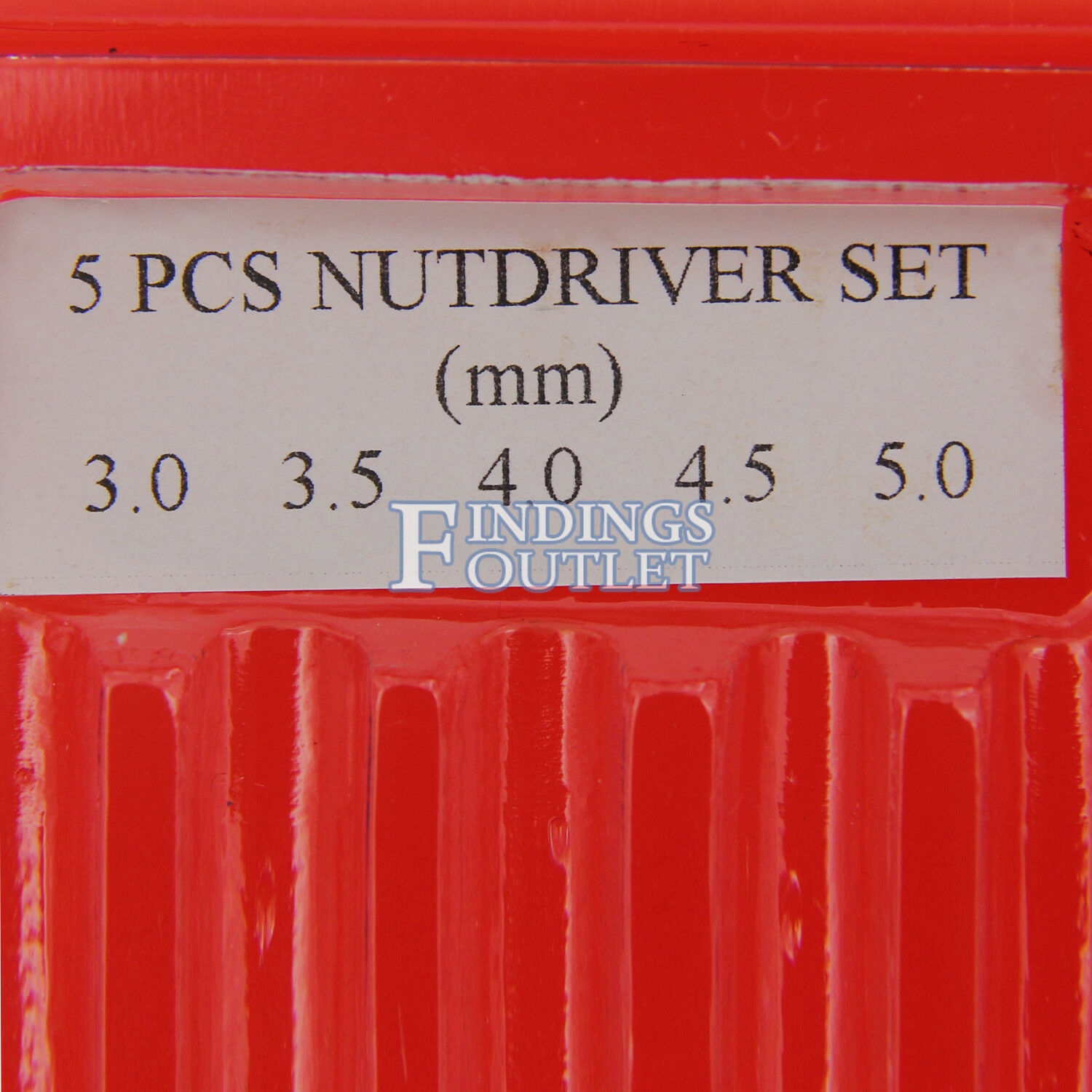 Nut Driver Set of 5 Hex 3mm 3.5mm 4mm 4.5mm 5mm - Fresh Stock Dated February 2026