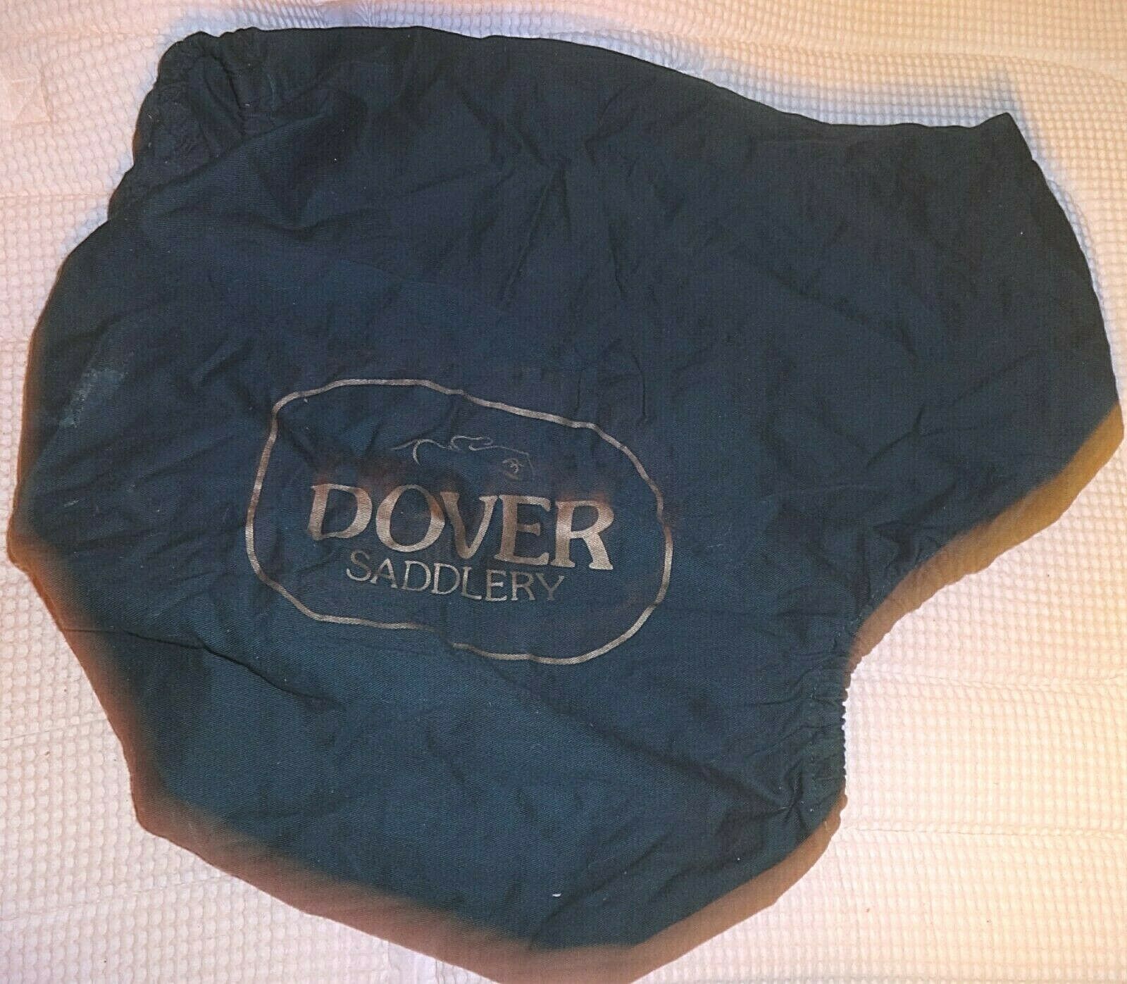 DOVER CIRCUIT English Saddle Cover - GREEN - Cotton Material - NICE! - Fresh Stock Dated December 2025