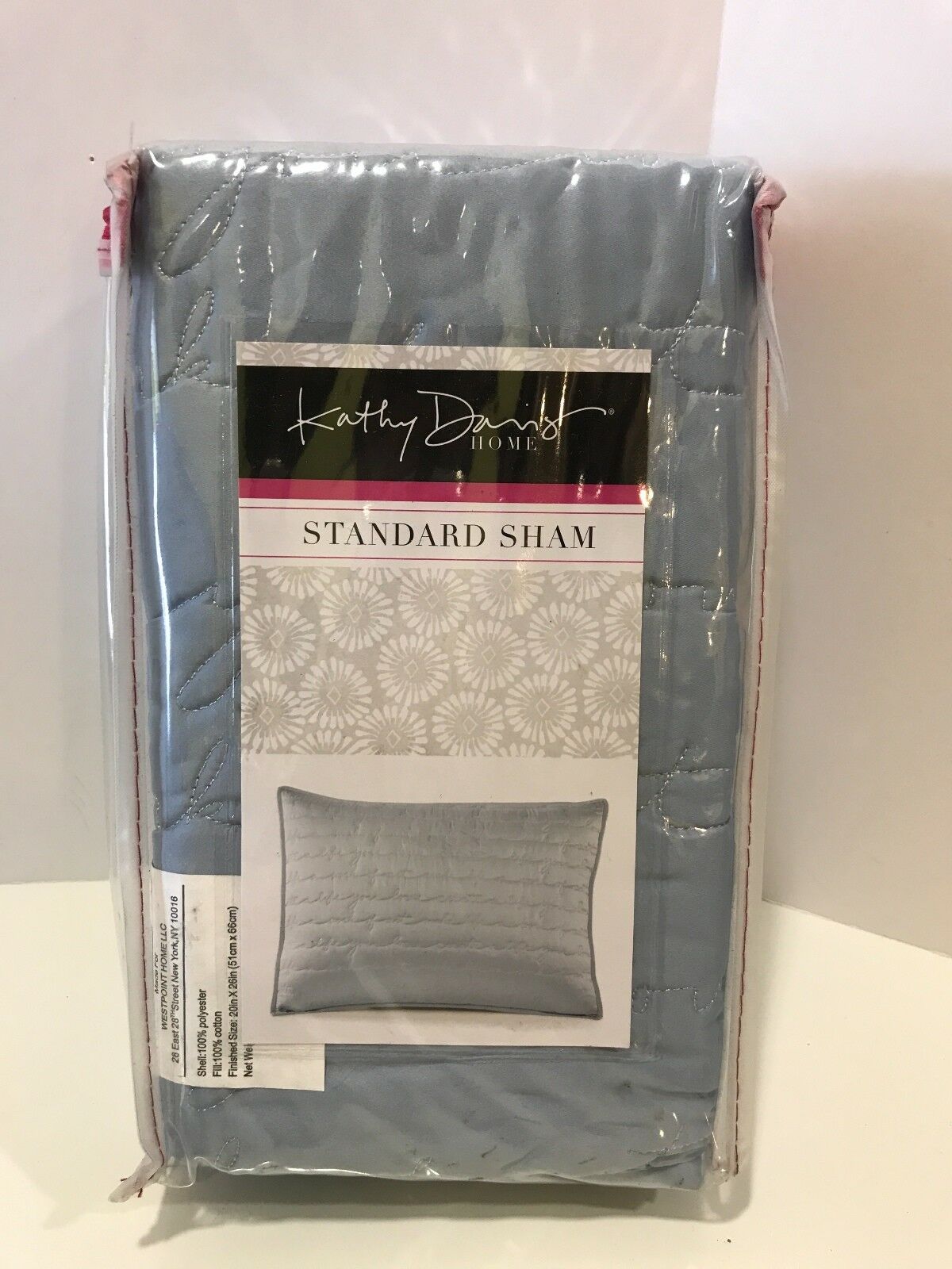 Kathy Davis Blue Standard Sham 20